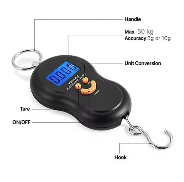 Pocket Digital Hanging Scale, Electronic Led Weighing Scale, Fish Weighing Scales, Precision Digital Scale, Multifunctional Luggage Hanging Hook Scales Pocket Digital Hanging Scale, Electronic Led Weighing Scale, Fish Weighing Scales, Precision Digital Scale, Multifunctional Luggage Hanging Hook Scales